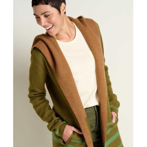 TOAD & CO🌷 Merino Wool ‘Heartfelt Hoodie’ Sweater - Picture 3 of 10